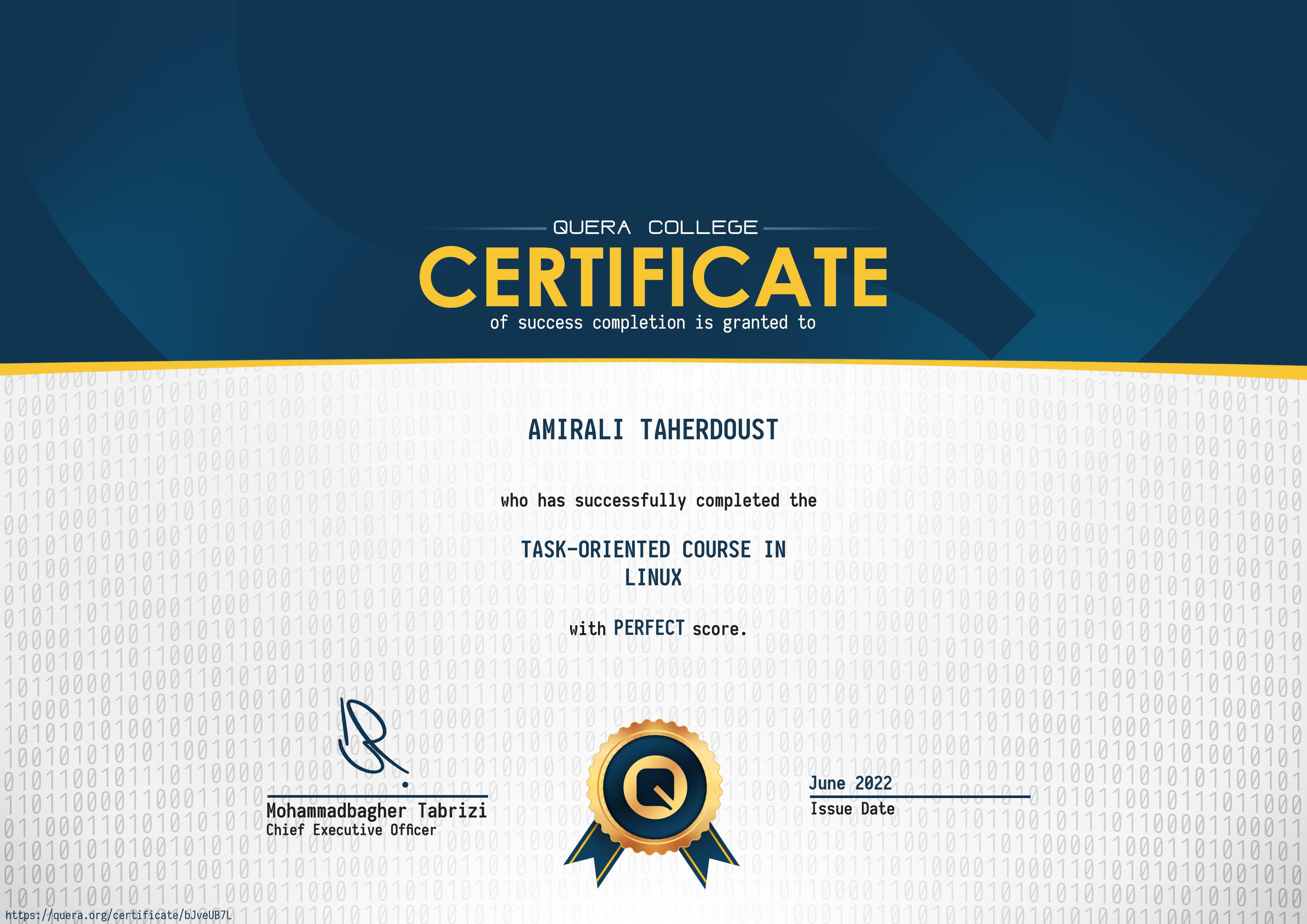 Task-Oriented Course in Linux