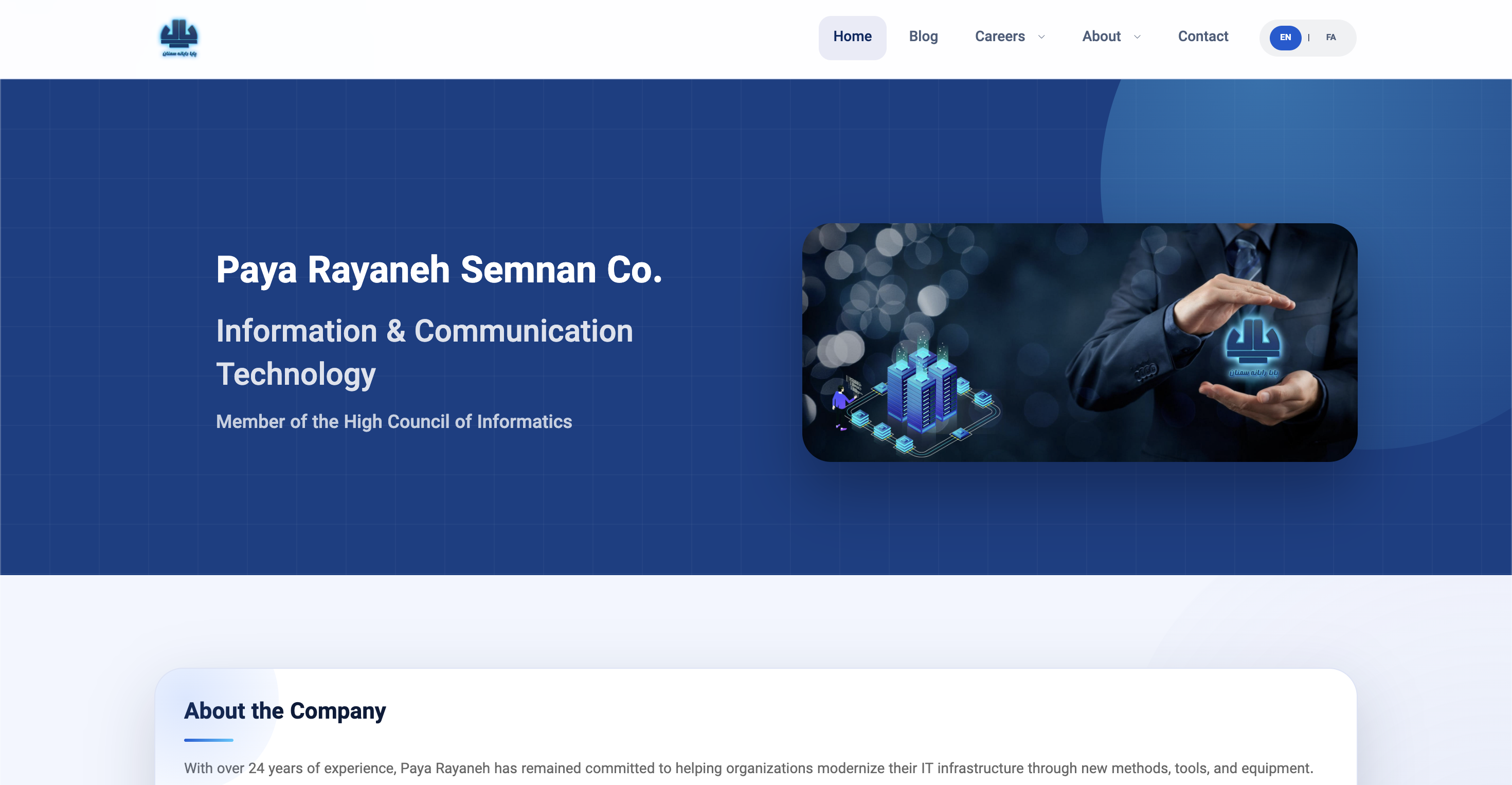 Paya Rayaneh Company Website