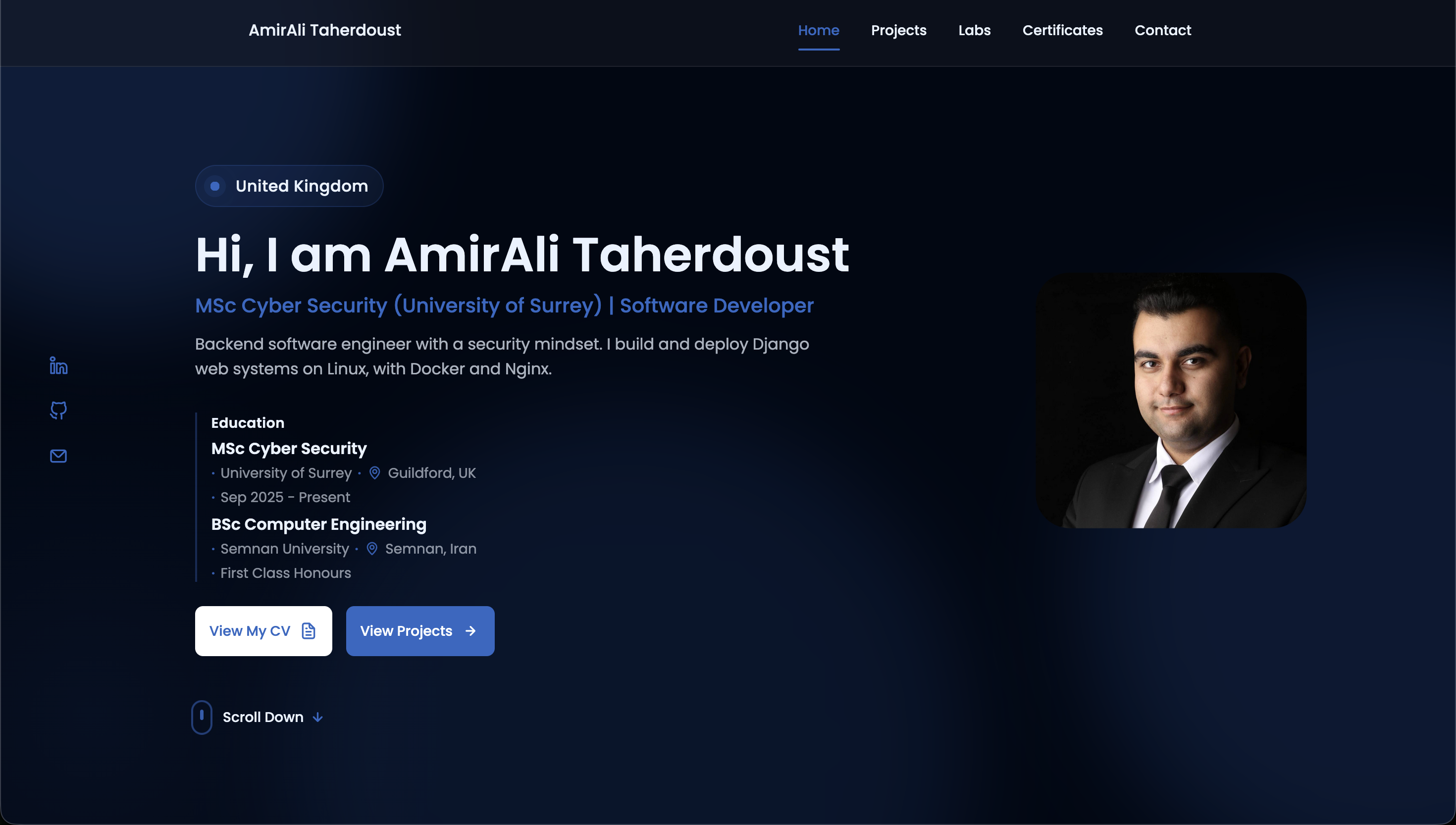 Personal Portfolio Website